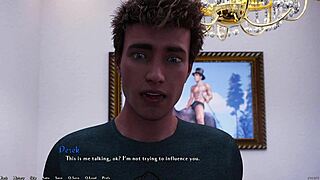 busty blonde college girl craves big white cock in 3d hentai game