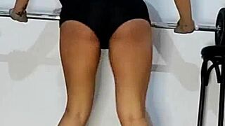 i had hot training with creampie and big squirt ending