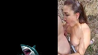 Prepago venezolana paga hospedaje con sexo sin condon en publico