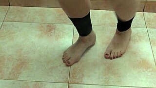 Sexy Feet Dancers Performing Erotic Moves