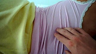 Wake Up Step Sis Bro Horny Jump on Cock Rough Riding