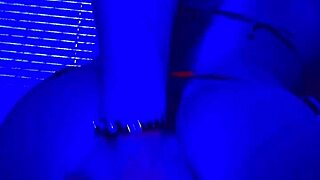 bleu room solo anal finger fucking with assfucking