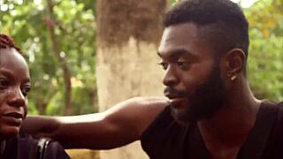 public fuck of tourists in a park in yaoundé during the african cup of nations football in cameroon this woman is copiously fucked in public by the tourist in a park