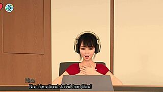 russian teacher dominates students with big tits