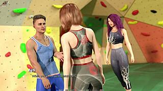 Taboo University 55 Bouldering With Cute Redhead And Blind College Girl