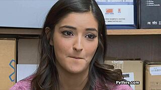 teen spreads wide for mall securitys cock