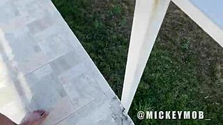 Big Booty Santana Red Gives Blowjob Outside On The Beach