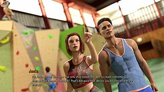 Taboo University 55 Bouldering With Cute Redhead And Blind College Girl