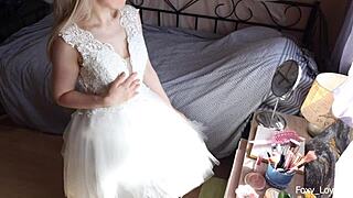 Bride cheats with her ex right before wedding - one last time