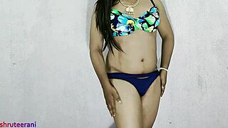 Blue bikini crossdressing adventure part 7