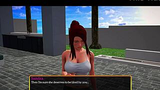 omg, sandra in this hentai game is the best fucking curvy mature woman, part 30 of my new family 😘