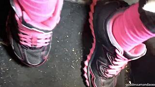 Follow me wearing sweaty socks & sneakers 😏