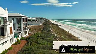 Teen feels intense desire creampieing stepmom Rachael Cavalli while stepdad watches