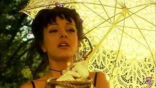 i saw this lovely couple bangin outdoors on the lake in a small boat, it was so excitin