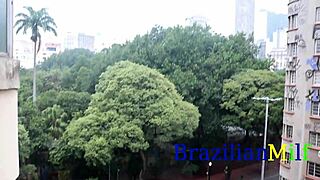 that big black cock is fucking the milf's ass hard and deep