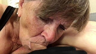 granny carmen gloved cocksucking deepthroating slut pov