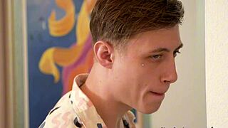 Horny big tit stepmom caught masturbating says, 'Fuck me, stepson,' with Jessica Ryan and Cole Church.