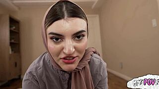Hijab Princess Learns How To Suck Dick