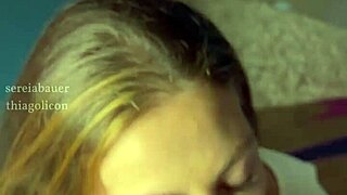 Blonde Married Woman Sucks And Does Doggy With Winking Ass In Thematic Motel