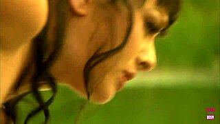 i saw this lovely couple bangin outdoors on the lake in a small boat, it was so excitin