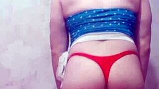 Carolcross says, 'Watch me twerk in my thong panties.'