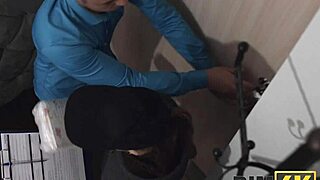 i was so surprised when the delivery girl licked my ass and made me feel amazing