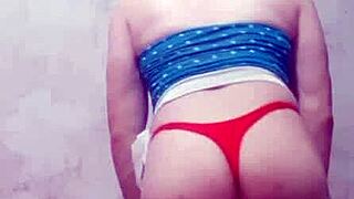 Carolcross says, 'Watch me twerk in my thong panties.'