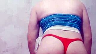 Carolcross says, 'Watch me twerk in my thong panties.'