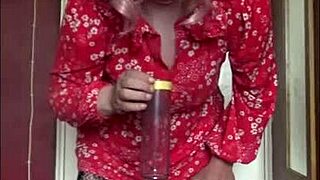bisexual crossdresser says, 'i love piss so much, let me swallow yours straight from your bladder.'