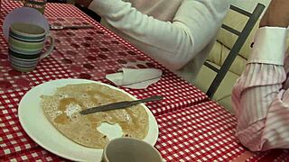 Gangbang at the Diners with Milfs and Blondes