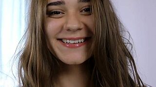 cute russian teen discovers first masturbation sensations