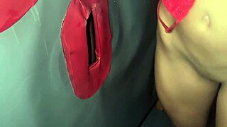 Hey, that cuckold shared me in the swing gloryhole