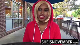 i'm sheisnovember screaming as i'm roughly drilled in my shaved pussy doggystyle by msnovember