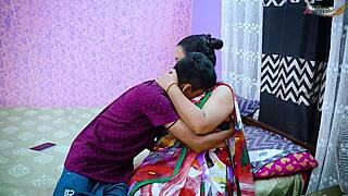 I fucked my mom's friend when I wasa alone at home