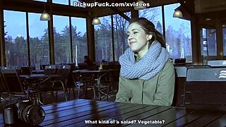 Real Facial For A Sexy Snowboard Babe Scene 2