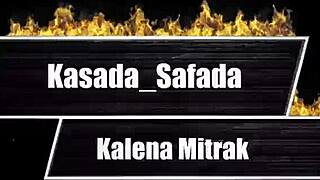 kalena mitrak flashes in supermarket miniskirt teasing neighbors with her sexy ass