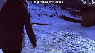 Real Facial For A Sexy Snowboard Babe Scene 2