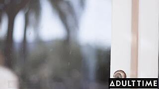 Laney Grey gets a massive creampie from nudist couple 😍