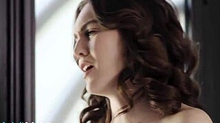 Slender Brunette Gets Pounded In Missionary And Gets Cum On Her Trimmed Bush