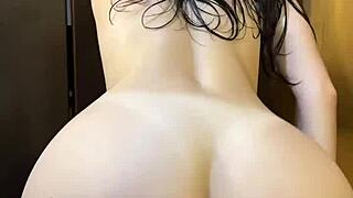 straight out of the shower, teen fucks roommate