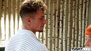 tushy stunning redhead dolly dyson has intense double penetration orgasm