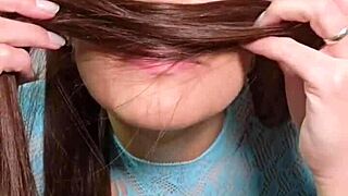 Playing With Junk Food In My Mouth And Hair!