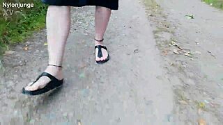 are you enjoying your walk in nature wearing birkenstocks?