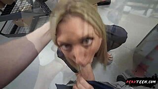 sneaky warehouse fuck with teen coworker goes wrong