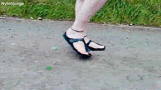 are you enjoying your walk in nature wearing birkenstocks?