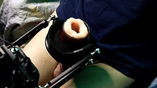 super masturbation machine and powerful moans