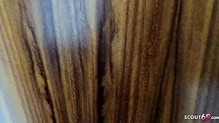 German bimbo girl cathy b gets seduced to fuck by mom's new old friend during homework 😏