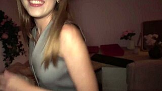 Public Agent Approaches Young Woman with Perfect Body While Her Mom Is Nearby