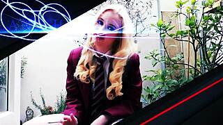 british 18 year old enjoys a lucky guy's attention in amateur european encounter