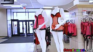 that naughty colombian hottie from the mall got fucked doggystyle